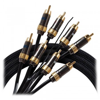 Kicx RCA-06 межблочный кабель 4RCA-4RCA