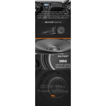 Компонентная акустика MBQ DS-P165T