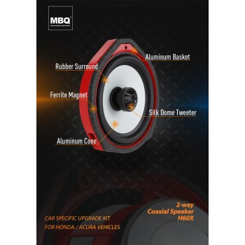 Коаксиальная акустика для Honda MBQ H60X