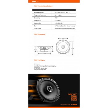 Коаксиальная акустика MBQ PX62
