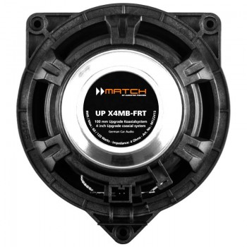 2-х полосная коаксиальная акустическая система MATCH UP X4MB-FRT для штатных мест Mercedes
