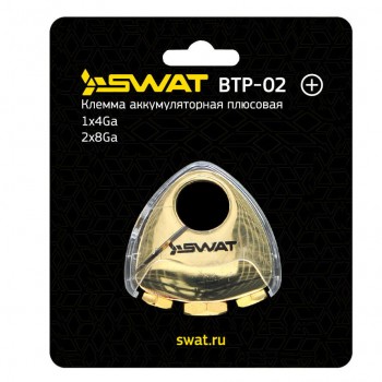 Клемма аккумуляторная плюсовая SWAT BTP-02