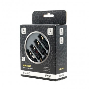 SWAT SIC-410 межблочный кабель 4RCA-4RCA
