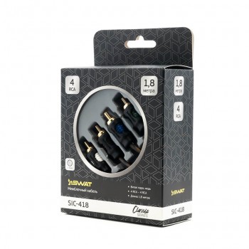 SWAT SIC-418 межблочный кабель 4RCA-4RCA