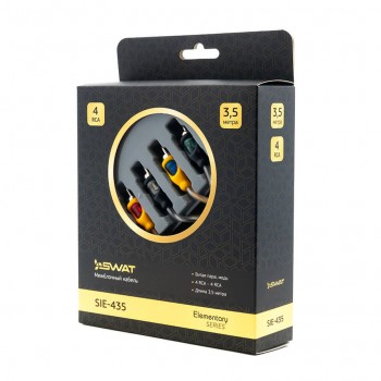 SWAT SIE-435 межблочный кабель 4RCA-4RCA