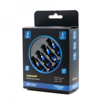 SWAT SIP-410 межблочный кабель 4RCA-4RCA