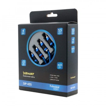 SWAT SIP-435 межблочный кабель 4RCA-4RCA