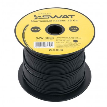 Монтажный кабель SWAT SAW-18BK